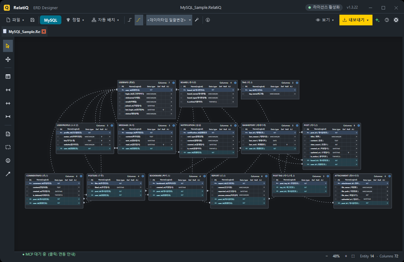 RelatiQ ERD Designer
